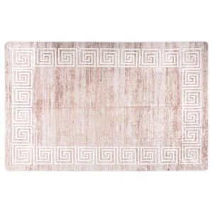 vidaXL Tapis lavable 80x150 cm Beige