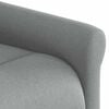 vidaXL Fauteuil inclinable &eacute;lectrique gris clair tissu