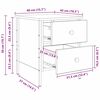 vidaXL Cabinet de Chevet avec tiroir ch&ecirc;ne artisanal 40 x 42 x 50 cm