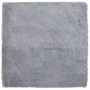 vidaXL Tapis shaggy &agrave; poils longs NAVARRA gris clair 120x120 cm