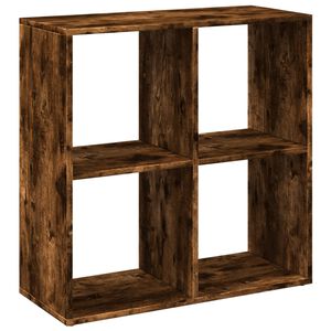 vidaXL &Eacute;tag&egrave;re s&eacute;paratrice de pi&egrave;ce ch&ecirc;ne fum&eacute; 69,5x29x69,5 cm