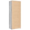 vidaXL Buffet haut sonoma gris 70x42,5x185 cm bois d'ingénierie