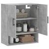 vidaXL Armoire murale gris béton 60x31x70 cm bois d'ingénierie