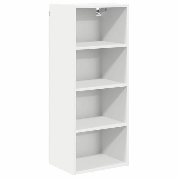 vidaXL Armoire suspendue Blanc 40 x 29,5 x 100 cm Bois d'ing&eacute;nierie