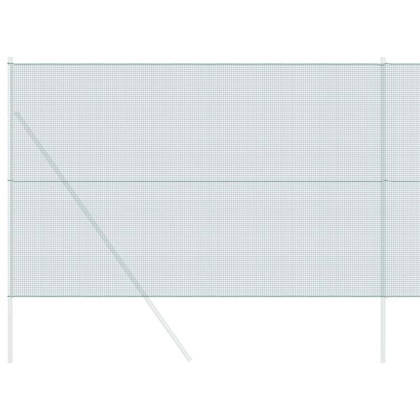 vidaXL Cl&ocirc;ture en fil soud&eacute; Vert 1.6 x 10 m