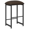 vidaXL Tabouret de bar Taupe 40 x 32 x 64 cm Bois d'ing&eacute;nierie