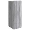 vidaXL Armoire Murale Sonoma gris 33 x 34,5 x 94 cm Bois d'ing&eacute;nierie