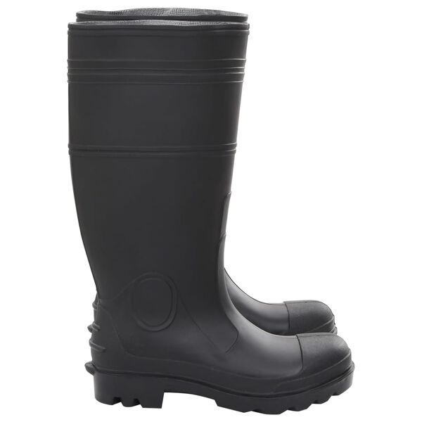 vidaXL Bottes de pluie noir taille 38 PVC