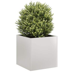 vidaXL Jardini&egrave;re 40x40x40 cm acier inoxydable