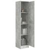 vidaXL Haut Armoire Gris b&eacute;ton 35 x 39 x 168 cm