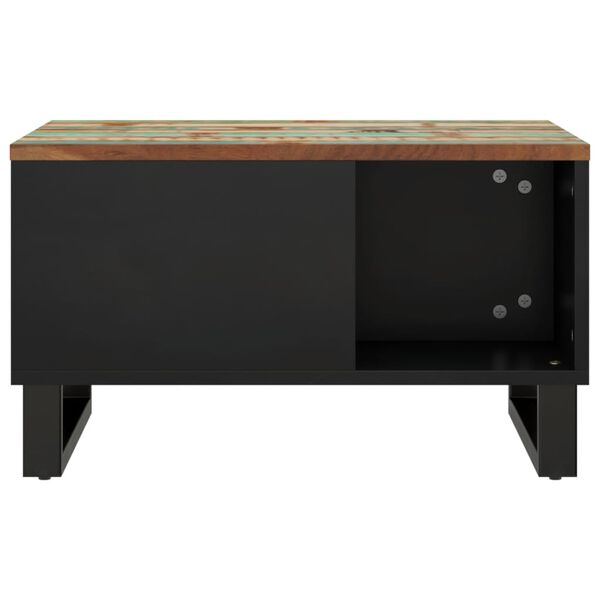 vidaXL Table basse 60x50x35 cm bois de r&eacute;cup&eacute;ration massif