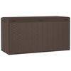 vidaXL Boîte de rangement de jardin Marron 114x47x60 cm