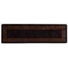 vidaXL Coureur de Tapis MARSA Noir 80 x 350 cm Polyester et PVC
