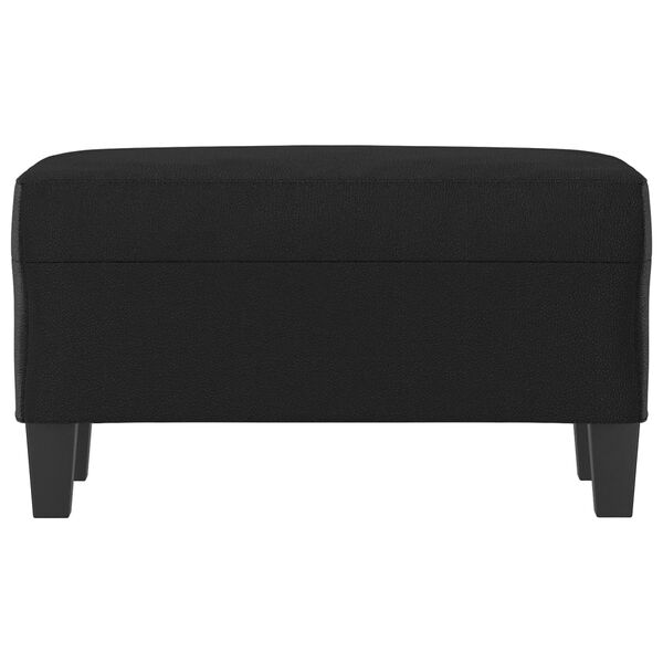 vidaXL Banc Noir 70x35x41 cm Similicuir