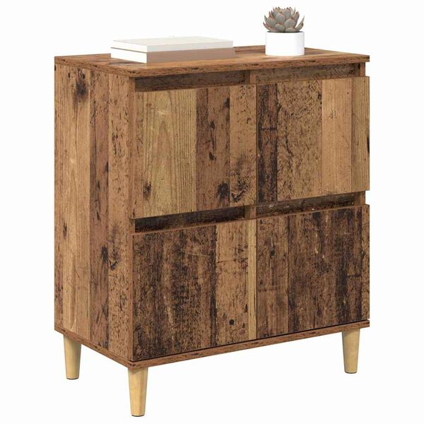 vidaXL Buffet Bois Ancien 60 x 35 x 70 cm Bois d'ing&eacute;nierie