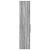 vidaXL Buffet haut sonoma gris 50x42,5x185 cm bois d'ing&eacute;nierie