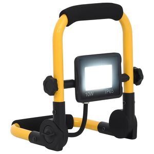 vidaXL Projecteur &agrave; LED avec poign&eacute;e 10 W Blanc froid