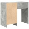 vidaXL Bureau Gris b&eacute;ton 90 x 37,5 x 75 cm Bois d'ing&eacute;nierie