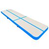 vidaXL Tapis gonflable de gymnastique avec pompe 700x100x20cm PVC Bleu