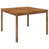 vidaXL Table de d&icirc;ner de jardin Naturel 110 x 108,5 x 75 cm