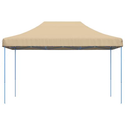 vidaXL Tente de réception pliable escamotable beige 440x292x315 cm