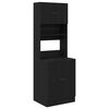 vidaXL Buffet de cuisine Ch&ecirc;ne noir 60 x 50 x 180 cm