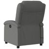 vidaXL Fauteuil de massage inclinable Gris fonc&eacute; Tissu