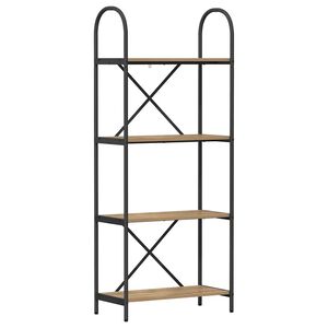 vidaXL &Eacute;tag&egrave;re 4 niveaux 60 x 30 x 146 cm Bois d'ing&eacute;nierie
