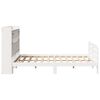 vidaXL Lit biblioth&egrave;que sans matelas blanc 160x200 cm bois pin massif