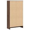 vidaXL Biblioth&egrave;que ch&ecirc;ne marron 60x24x109 cm bois d'ing&eacute;nierie