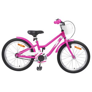 vidaXL V&eacute;lo pour Enfants 20 Pouces pour les 6-11 ans Rose fonc&eacute;