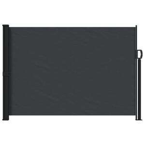 vidaXL Store lat&eacute;ral r&eacute;tractable Noir 300 x 170 cm Polyester