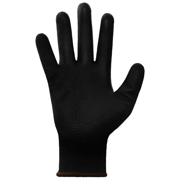 vidaXL Gants de Travail 24 pcs Noir 8 / m Polyester