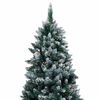 vidaXL Sapin de No&euml;l artificiel Vert 180 cm PVC, Acier et Plastique