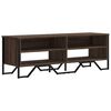 vidaXL Meuble TV ch&ecirc;ne marron 122x34x41 cm bois d'ing&eacute;nierie