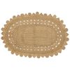 vidaXL Tapis de zone Naturel 152 x 245 cm Jute