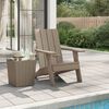 vidaXL Chaise de jardin Adirondack marron clair 75x88,5x89,5 cm PP