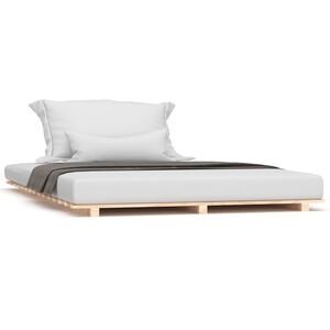 vidaXL Cadre de lit sans matelas 120x200 cm bois de pin massif