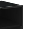 vidaXL Meuble TV noir 180x40x46 cm bois d'ing&eacute;nierie