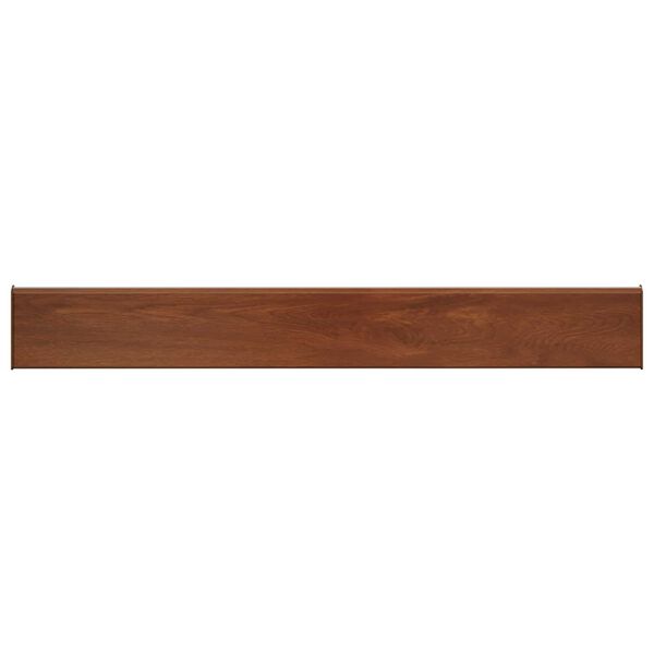 vidaXL Appui de fen&ecirc;tre Bois Brun 60 x 15 x 4,5 cm PVC