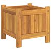 vidaXL Jardini&egrave;re avec doublure 31x31x30 cm bois massif d'acacia