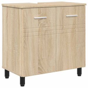 vidaXL Unit&eacute; de vanit&eacute; de salle de bain Ch&ecirc;ne Sonoma 60 x 35 x 60 cm