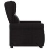 vidaXL Fauteuil inclinable noir tissu