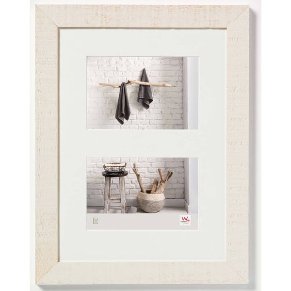 Walther Design Cadre photo Home 2x15x20 cm Blanc
