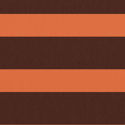 vidaXL Écran de balcon Orange et marron 90x300 cm Tissu Oxford