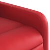 vidaXL Fauteuil inclinable &eacute;lectrique rouge similicuir