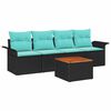 vidaXL Ensemble de canap&eacute; de jardin 5 pc 4-Nombre de places