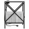 vidaXL Cabinet de chevet 2 pcs Gris Sonoma 41,5 x 40,5 x 55 cm