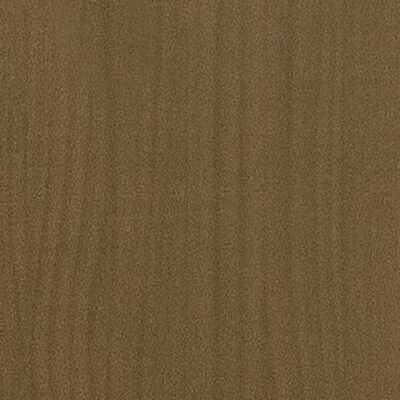 vidaXL Cadre de lit Marron miel Bois de pin massif 200x200 cm