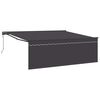 vidaXL Auvent r&eacute;tractable Anthracite 400 &times; 300 cm